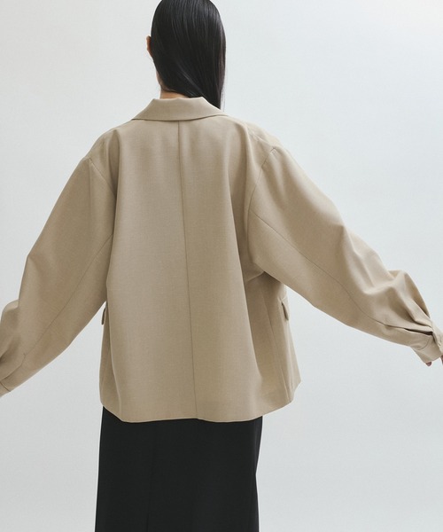 ADAM ET ROPE' FEMME ドロップショルダージャケット ADAM ET ROPE'｜【サステナブル】ドロップショルダージャケット