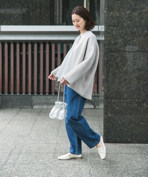 URBAN RESEARCH DOORS ジャケット ノーカラージャケット