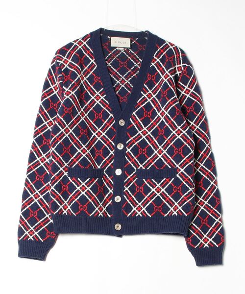 C*t様 GUCCI フード付きカーディガン GUCCI】【ケーブルニット】【イタリア製】【トップス】グッチ
