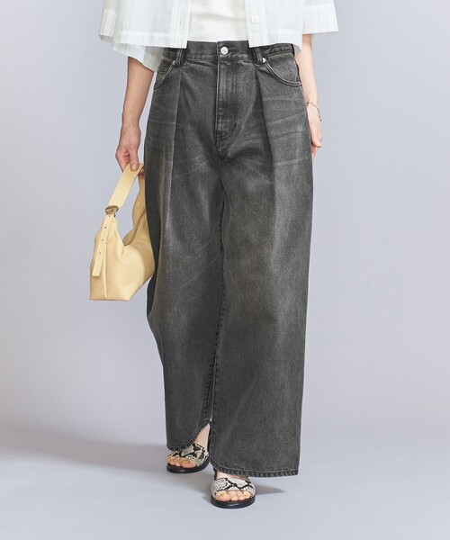 BEAUTY&YOUTH UNITED ARROWSフロントタックデニム BEAUTY＆YOUTH UNITED ARROWS ジーンズ デニム デニムパンツ