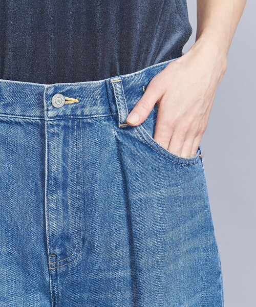 BEAUTY&YOUTH UNITED ARROWSフロントタックデニム BEAUTY&YOUTH UNITED ARROWS｜フロントタック デニムパンツ