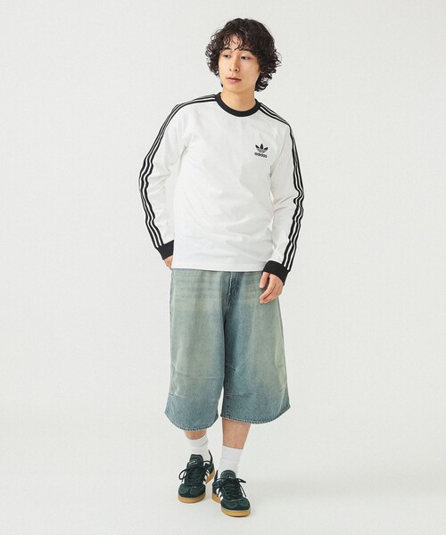 【adidas】ストライプ クラシック Tシャツ＆パンツ セットアップ アディダス アディカラー クラシックス スリーストライプス T