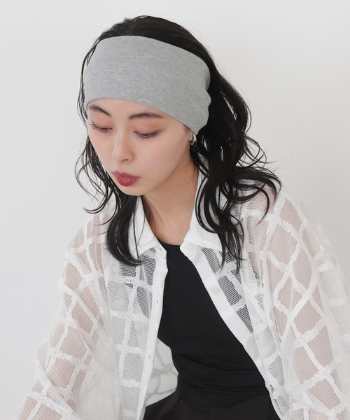 LIAN ヘアバンド シンプルリブヘアバンド : ZOZOTOWN Yahoo!店