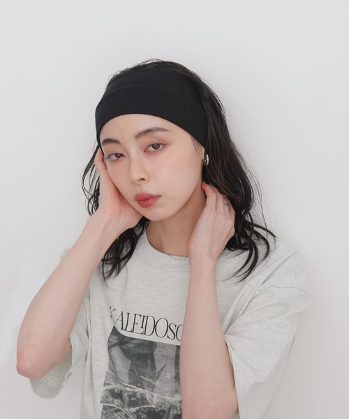 LIAN ヘアバンド シンプルリブヘアバンド : ZOZOTOWN Yahoo!店