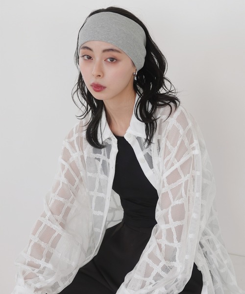 LIAN ヘアバンド シンプルリブヘアバンド : ZOZOTOWN Yahoo!店