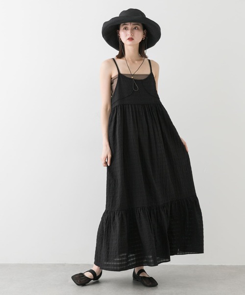 SENSE OF PLACE by URBAN RESEARCH ワンピース チェックジャガード