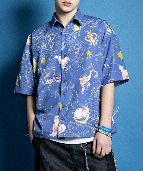 ブラウス シャツ HOROSCOPE シャツ レディース メンズ