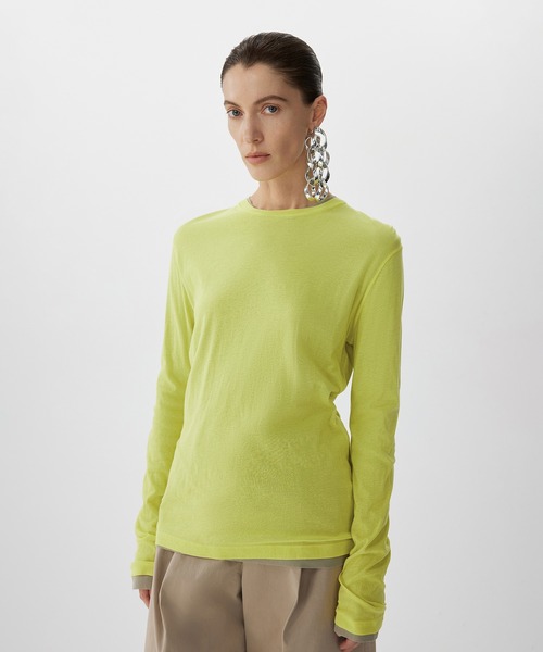 tシャツ Layered Twin Long-sleeve Top / レイヤードツイントップス レディース