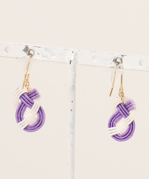 TONE（トネ） ピアス 「Shin」「Shin」水引あわじ結びピアス(MA