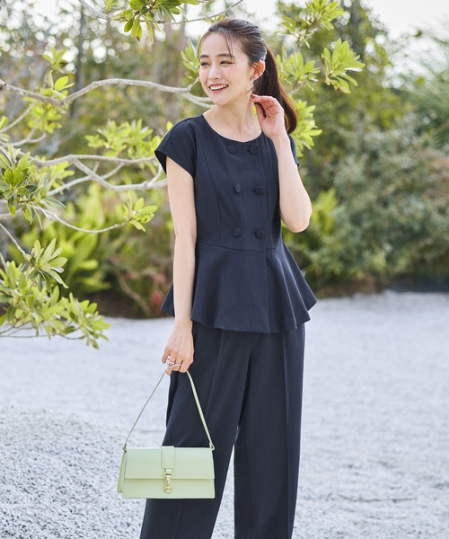 RUIRUE BOUTIQUE セットアップ 洗える ｜ フレンチシック パンツ