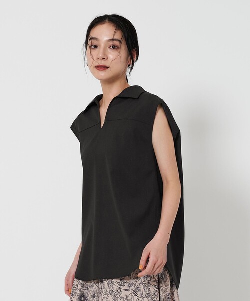 「BEAUTY&YOUTH UNITED ARROWS」 半袖ブラウス FREE クリーム レディース BEAUTY＆YOUTH UNITED ARROWS 「BEAUTY&YOUTH ARROWS」 半袖