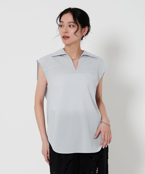 「BEAUTY&YOUTH UNITED ARROWS」 半袖ブラウス FREE ナチュラル レディース BEAUTY＆YOUTH UNITED ARROWS ブラウス シャツ バテンレース