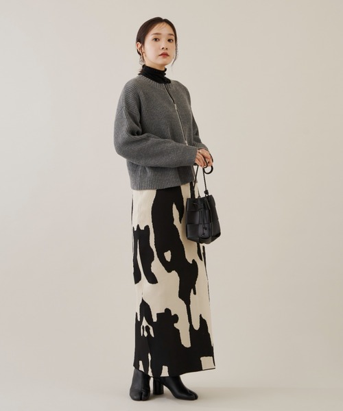 「Shelly island」 ニットカーディガン FREE ブラック レディース_画像9