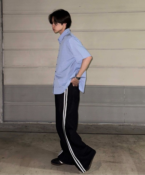 ジーンズ デニム デニムパンツ サイドラインバギーデニム