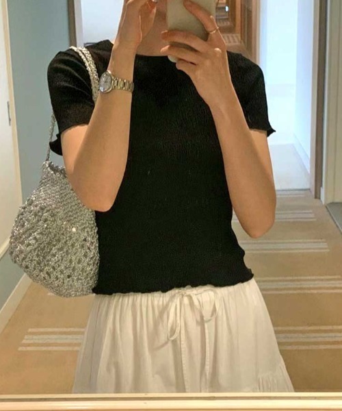 tシャツ crinkle frill tops レディース : ZOZOTOWN Yahoo!店 - 通販