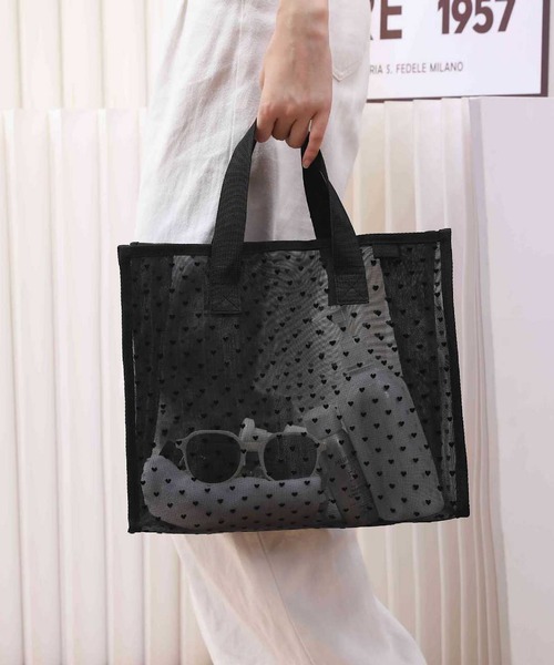 ※ ㅎ※ トート VIBGYOR トートバッグ Mignonjour/メッシュバッグ M2766