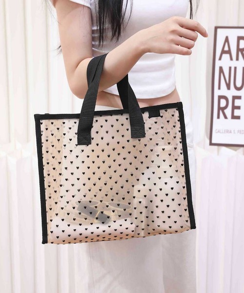 VIBGYOR トートバッグ Mignonjour/メッシュバッグ M2766