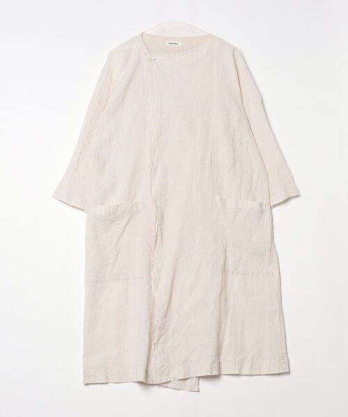 「Plantation」 長袖ブラウス M size ベージュ レディース