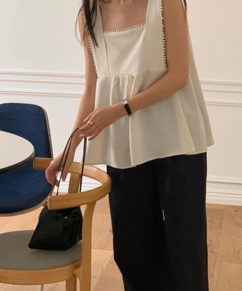 Dream garden（ドリームガーデン） tシャツ スクエアネック