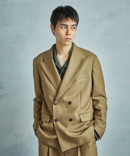 ジャケット テーラードジャケット 「50th Anniv . 菊池武夫」TECHWOOL TWILL TAILORED JACKET メンズの画像