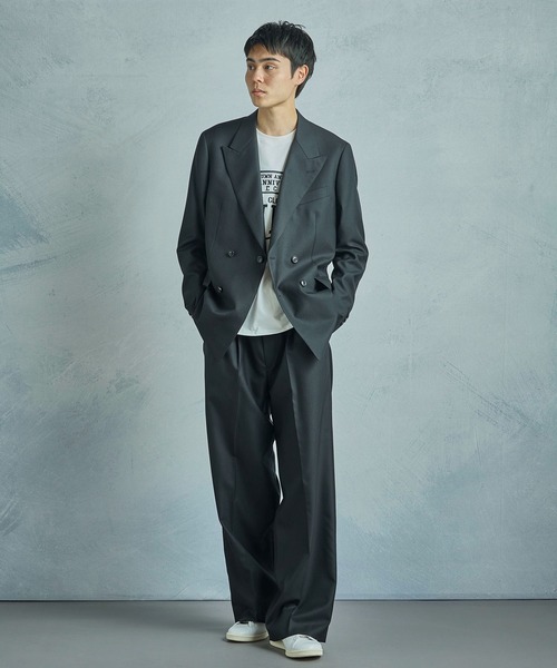 ジャケット テーラードジャケット 「50th Anniv . 菊池武夫」TECHWOOL TWILL TAILORED JACKET メンズの画像