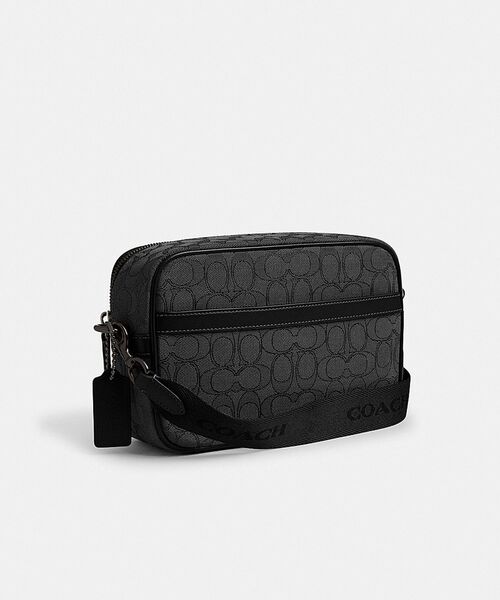 【COACH】テオ カメラ バッグ・シグネチャー ジャカード COACH｜【公式】テオ カメラ バッグ・シグネチャー ジャカード