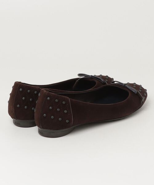 TOD'S パンプス TOD'S 「TOD'S」 フラットパンプス 35.5 ブラウン レディース