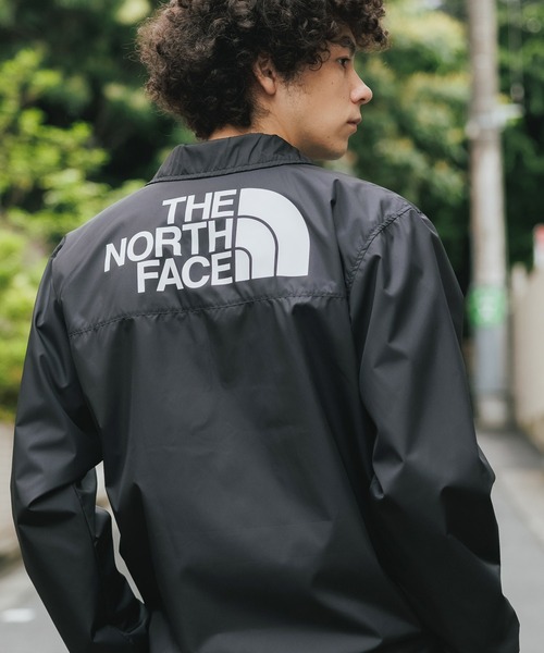 美品THE NORTH FACE ブラック　コーチジャケット　L THE NORTH FACE 「THE FACE」 コーチジャケット L ブラック