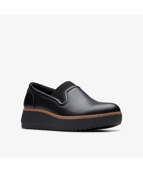 Clarks 牛柄ファーローファー Clarks/ WallabeeLoafer (Cow Print HairOn)