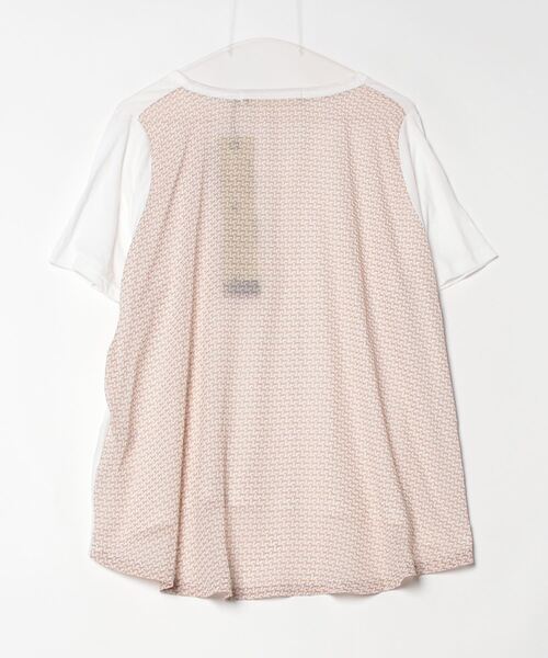 「blanc basque」 半袖カットソー 38 ホワイト レディース