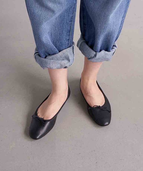 「FOREMOS marco」 バレエシューズ 22.5cm ブラック レディース