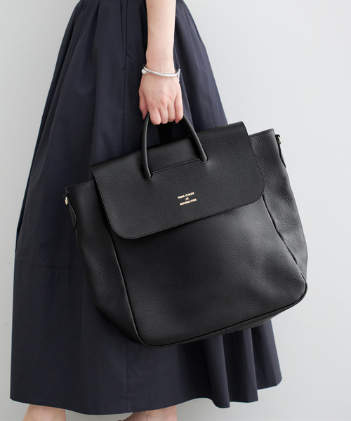 IENA ヤング&オルセン　トートバッグM IENA トートバッグ YOUNG＆OLSEN/ヤングアンドオルセン EMBOSSED