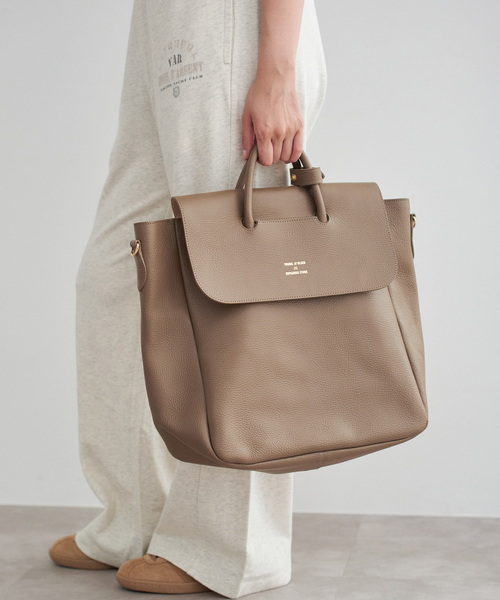 IENA トートバッグ YOUNG＆OLSEN/ヤングアンドオルセン EMBOSSED
