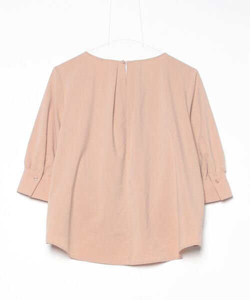「OFUON le MK」 7分袖ブラウス 40 ベージュ レディース_画像2