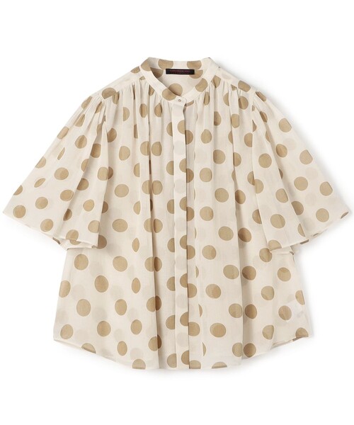 「TOMORROWLAND」 半袖ブラウス 36 ブラック レディース_画像2