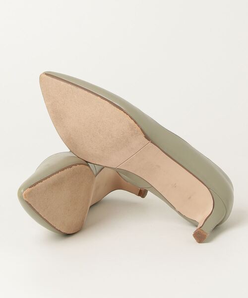 「green label relaxing」 パンプス 22.5cm ライム レディース_画像3