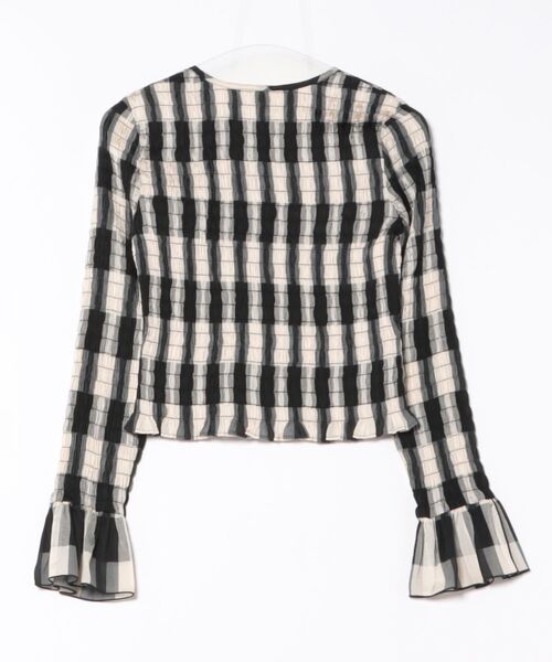 トップス CLANE SHIRRING DESIGN BLOUSE CLANE SHIRRING DESIGN BLOUSE ミックス - メルカリ
