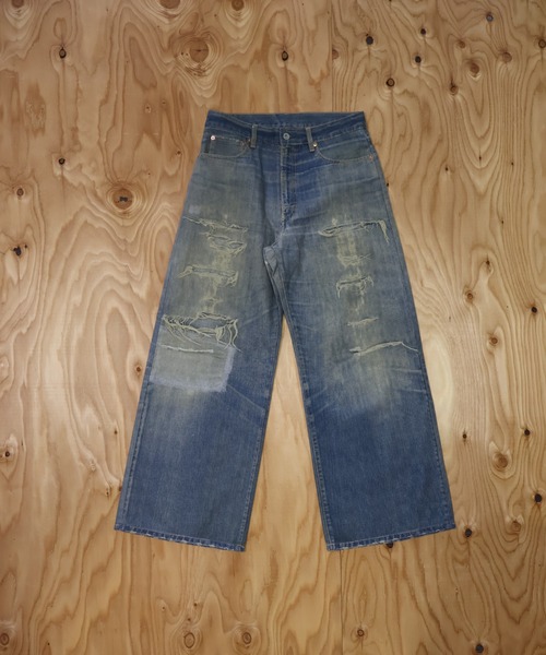 Many men, many minds. ジーンズ MANYMENMANYMINDS / NTX転写プリント