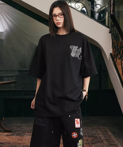 「HARSH AND CRUEL」 半袖Tシャツ X-LARGE ホワイト メンズ_画像8