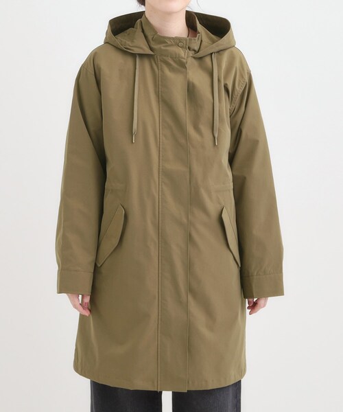 Patagonia オリーブ色 ミリタリースタイル モッズコート　レディース　S SHOO・LA・RUE（シューラルー） ミリタリージャケット モッズコート