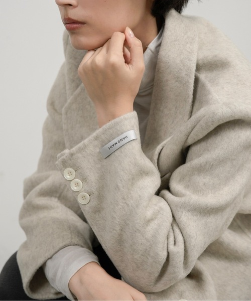 lawgy(ラウジー) コート アウター handmade trapezoid collar jacket lawgy(ラウジー) コート アウター handmade trapezoid collar jacket