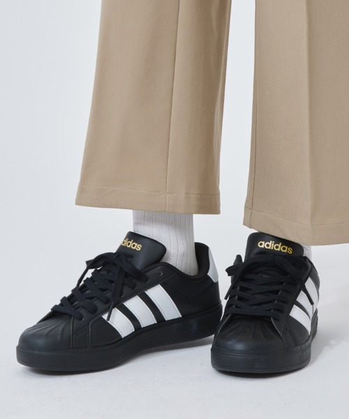 トスニーカー24 cm黒 adidas（アディダス） スニーカー ストリートトーク メンズ レディース