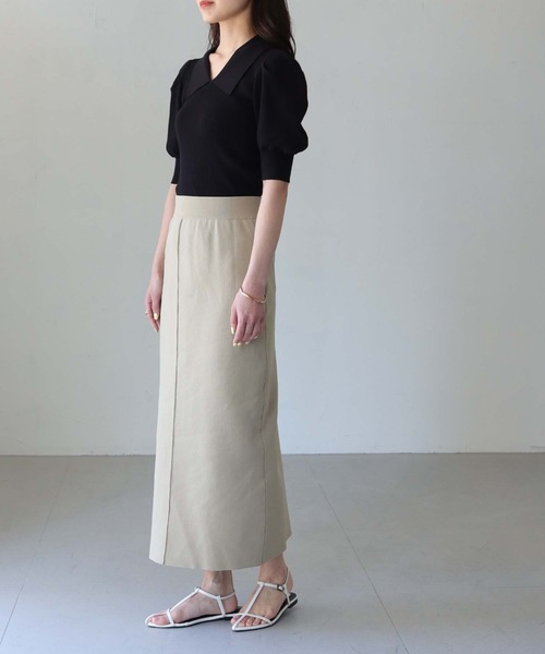 「cheriella」 半袖ニット M ブラック系その他 レディース_画像7