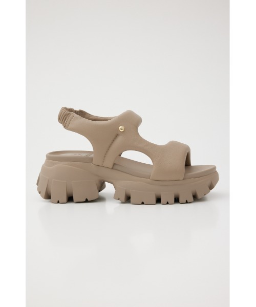 「STACCATO」 フラットサンダル 24.5cm ブラック レディース_画像4