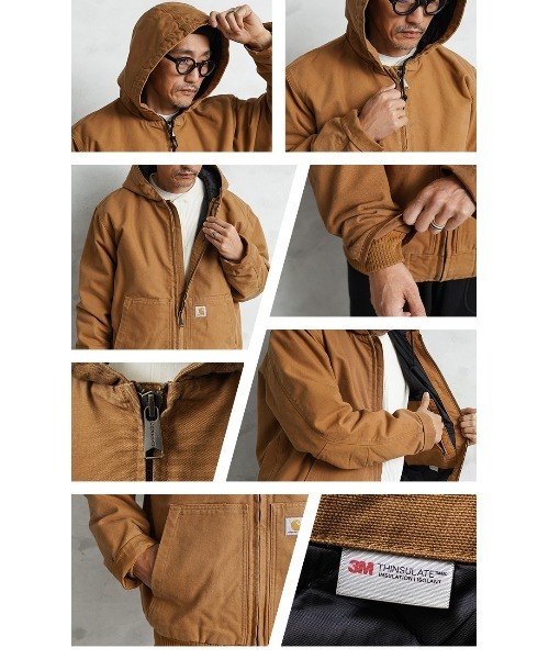 希少j130BRN Carhartt カーハートアクティブジャケットサイズS 楽天市場】カーハート アクティブジャケット J130 3M Thinsulate 中綿
