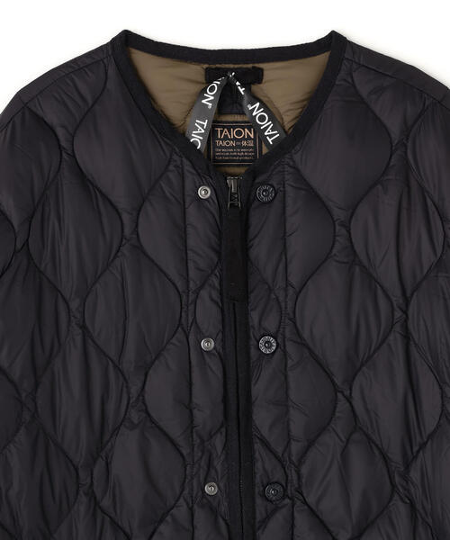ダウンコート ダウンジャケット TAION/タイオン/Military M65 Linner W