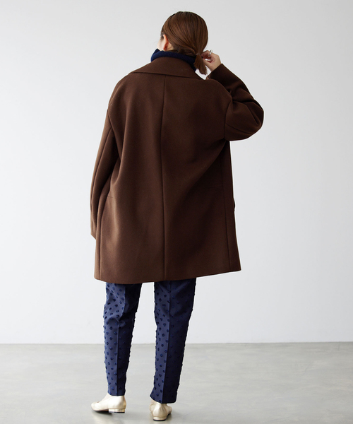 IENA（イエナ） チェスターコート 34 ネイビー レディース : ZOZOTOWN