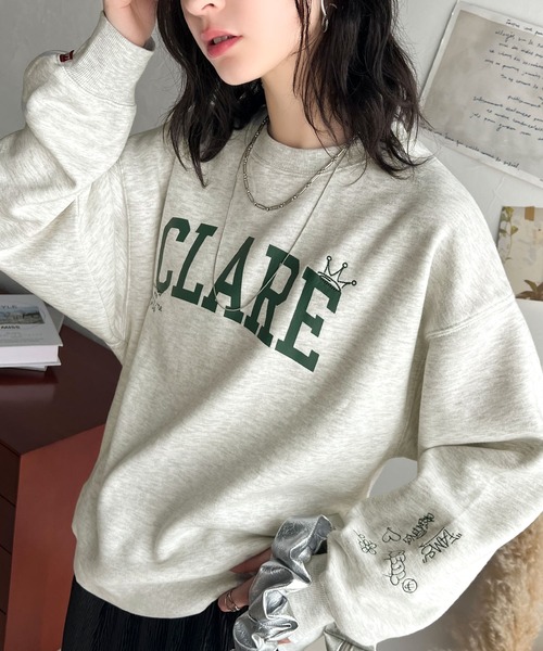 「Java」 スウェットカットソー LARGE グレー レディース_画像2