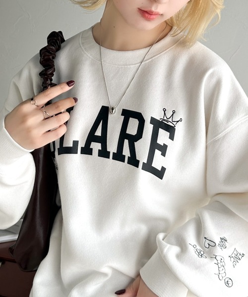 「Java」 スウェットカットソー LARGE グレー レディース_画像3