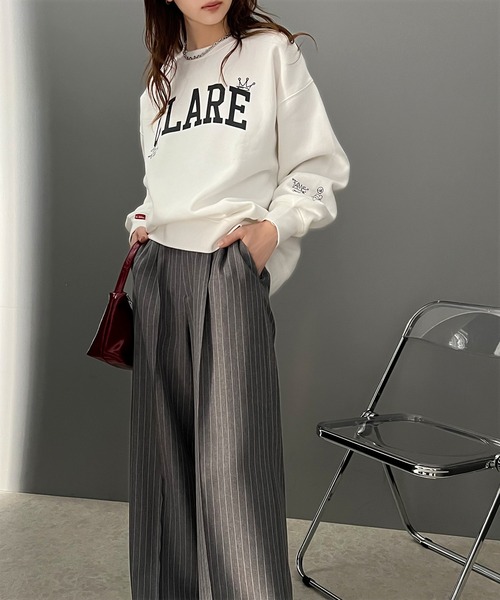 「Java」 スウェットカットソー LARGE グレー レディース_画像5